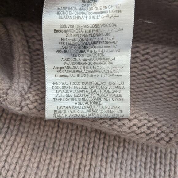 BCBG Maxazria cashmere blend mauve sweater size xs - Picture 8 of 8